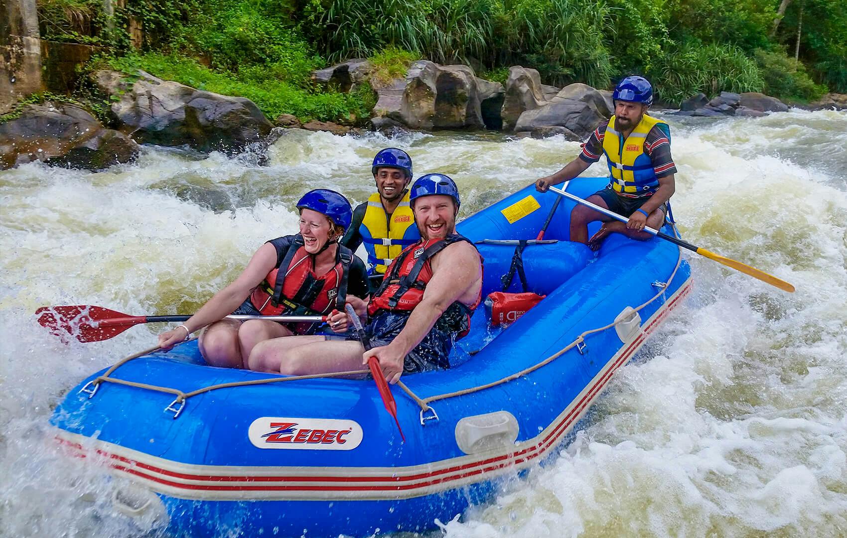 White Water Rafting at Kitulgala