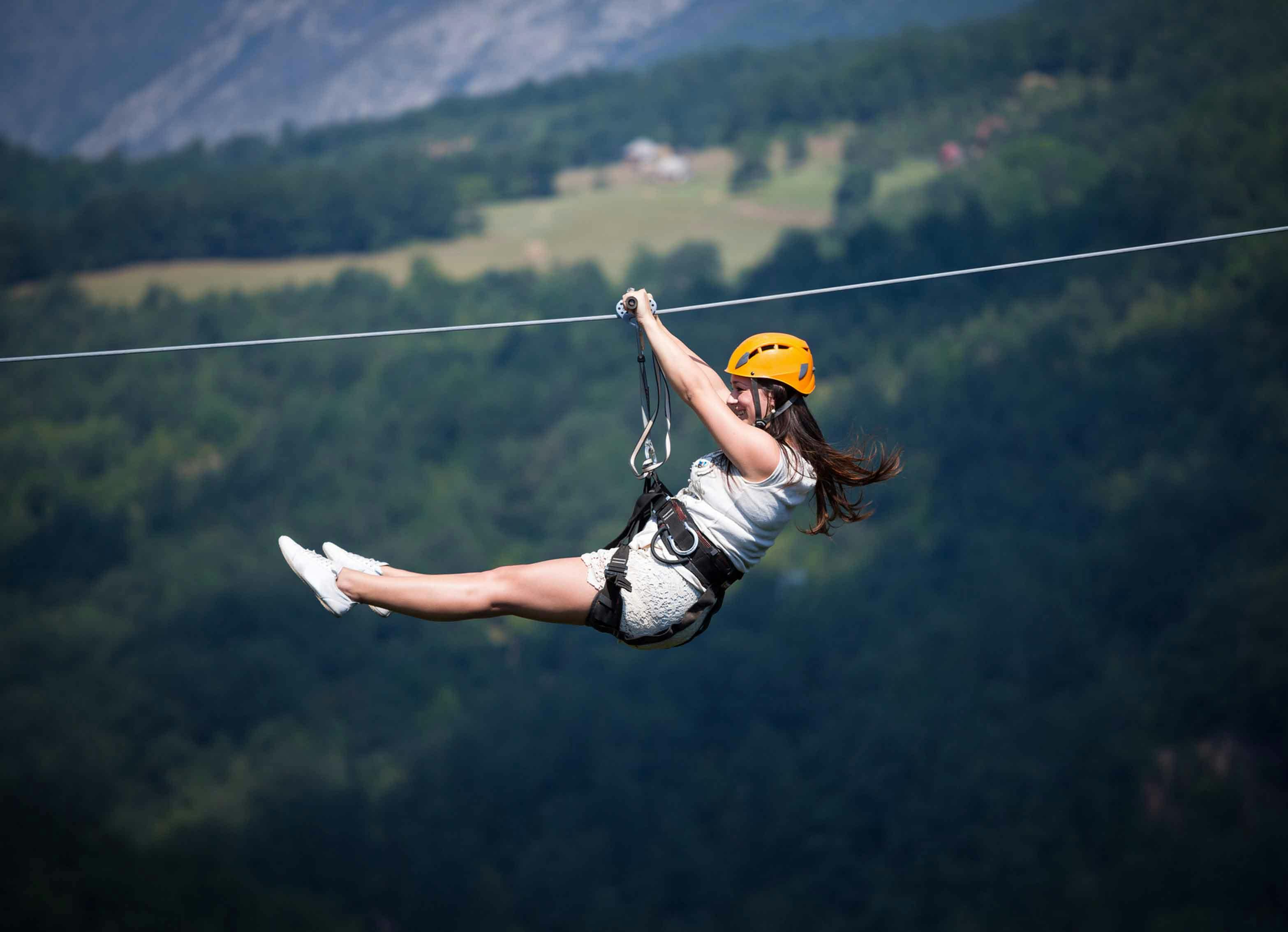 Zip Lining at Kitulgala