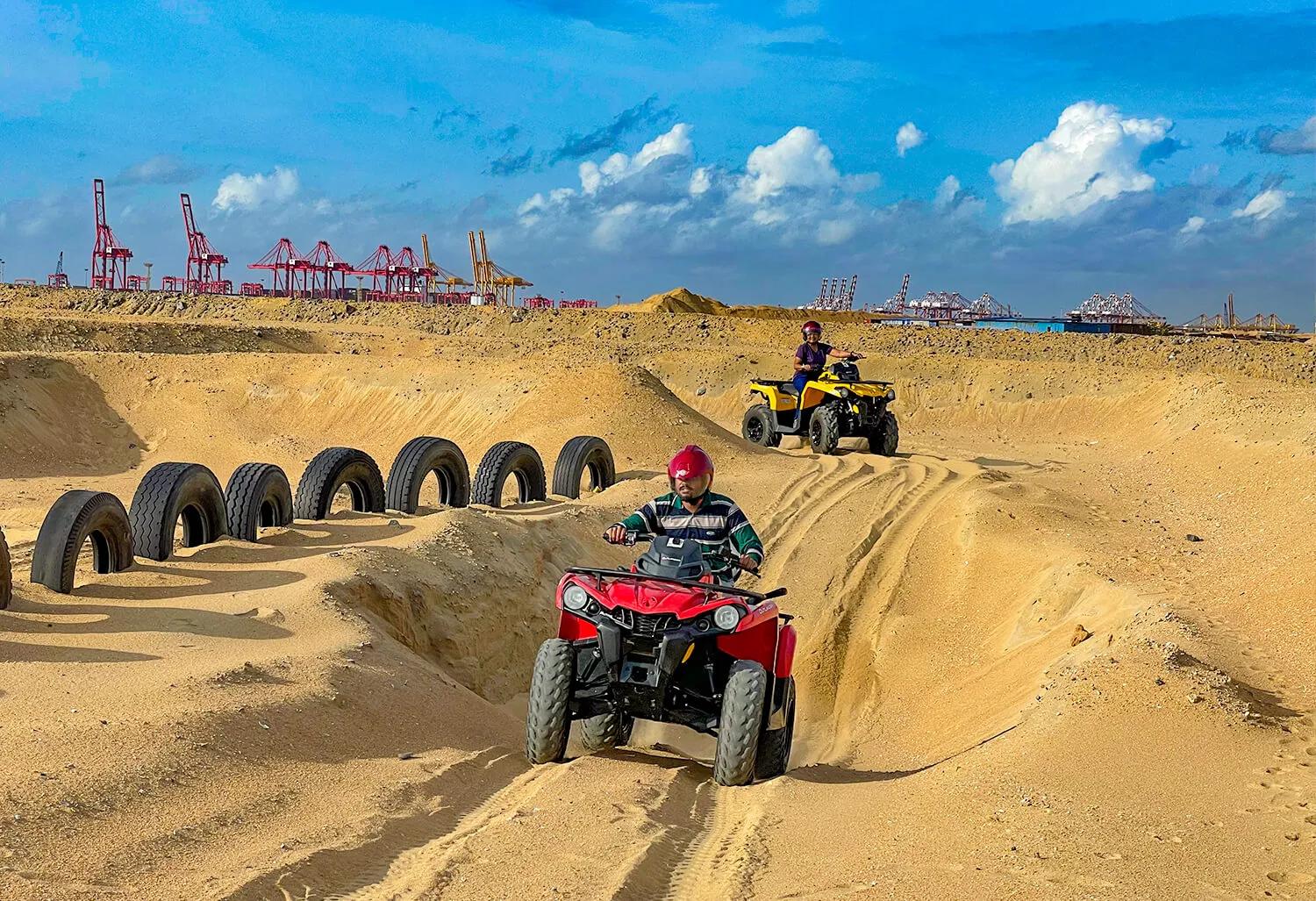 ATV rides at Colombo Port City