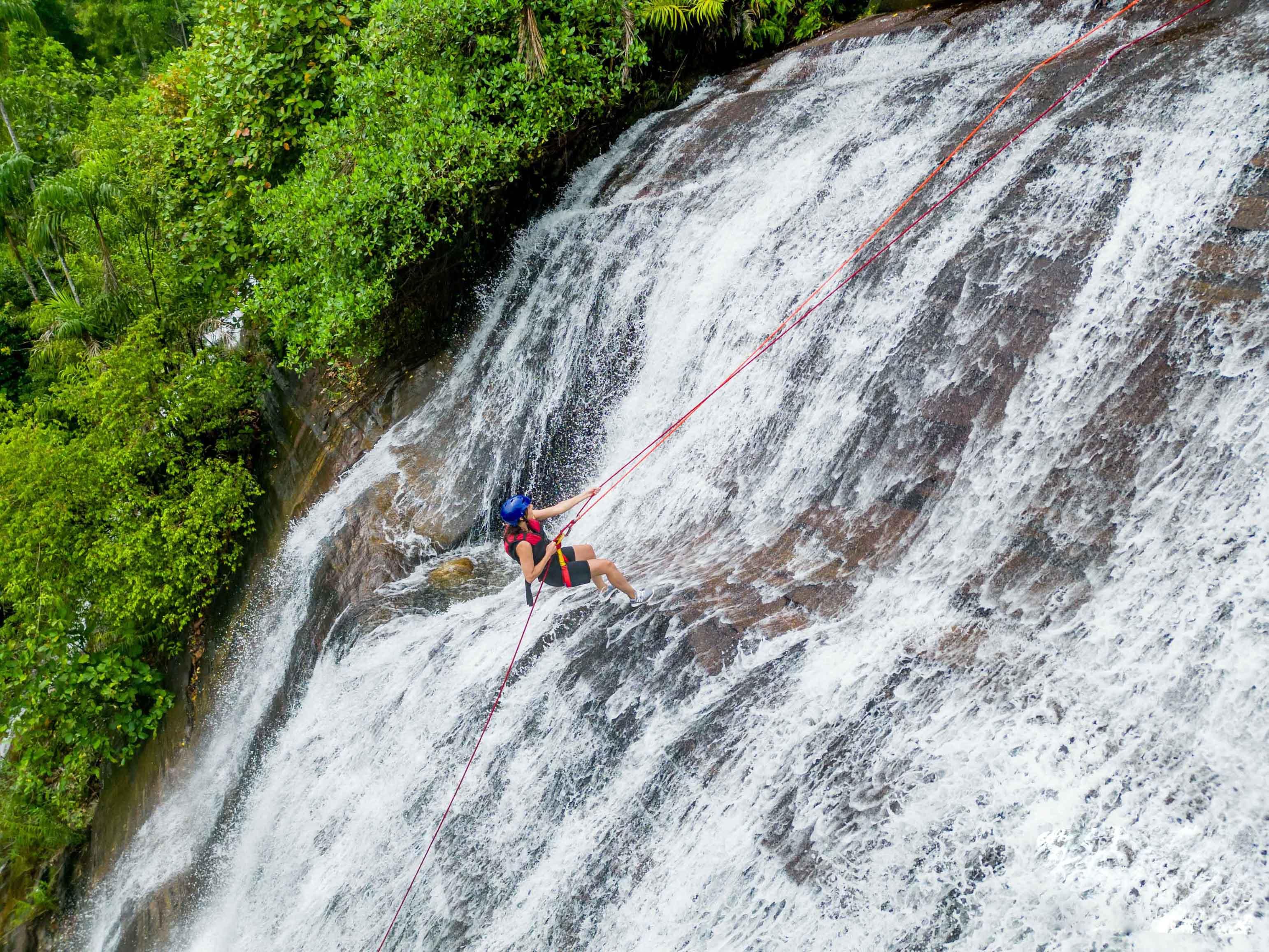 Waterfall Abseiling at Kitulgala