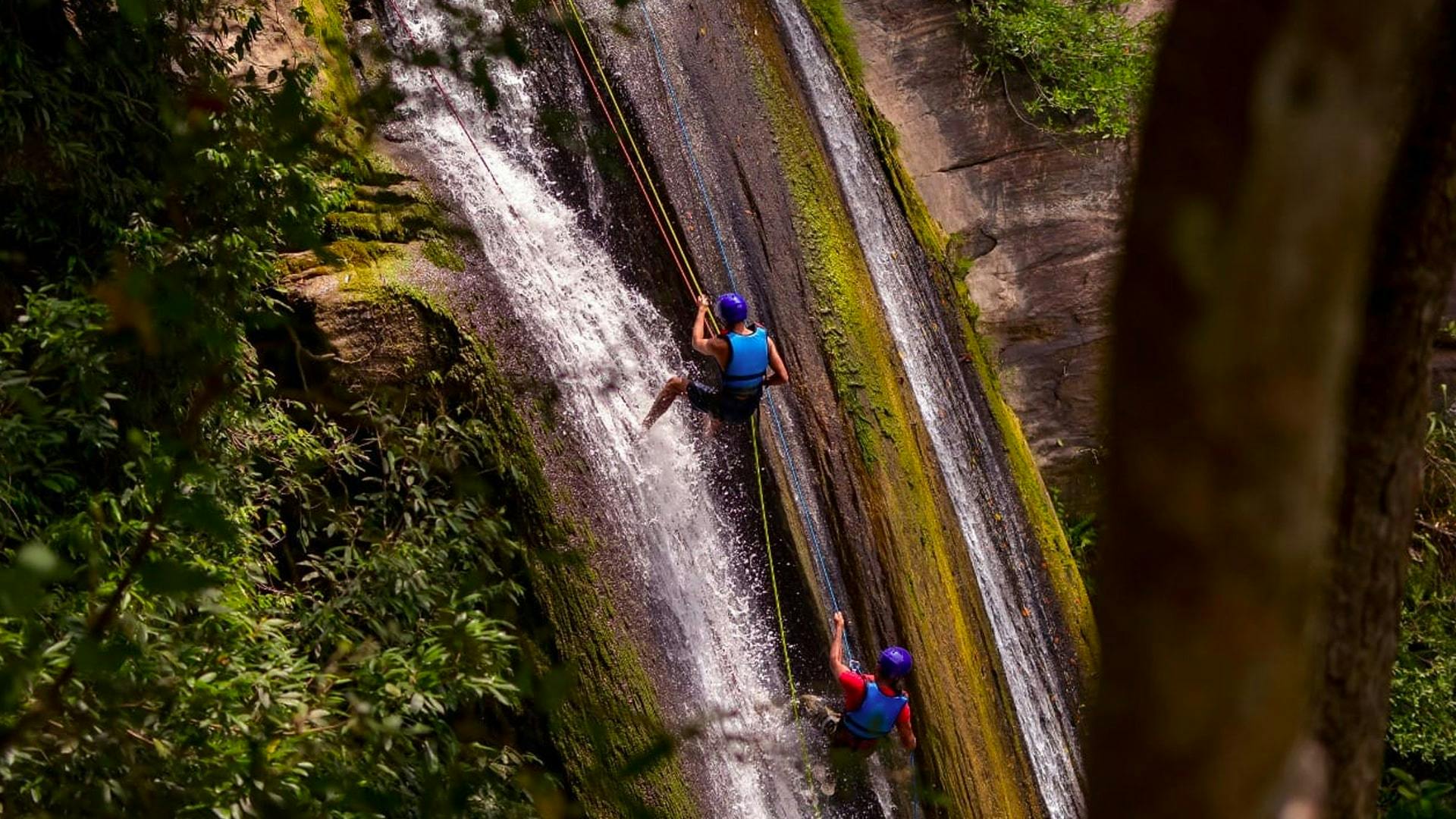 Waterfall Abseiling at Ella